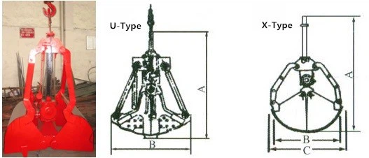 Clamshell Grab Bucket-HUGANG